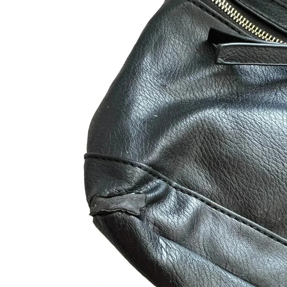 Atmosphere Black PVC Backpack - Picture 7 of 12